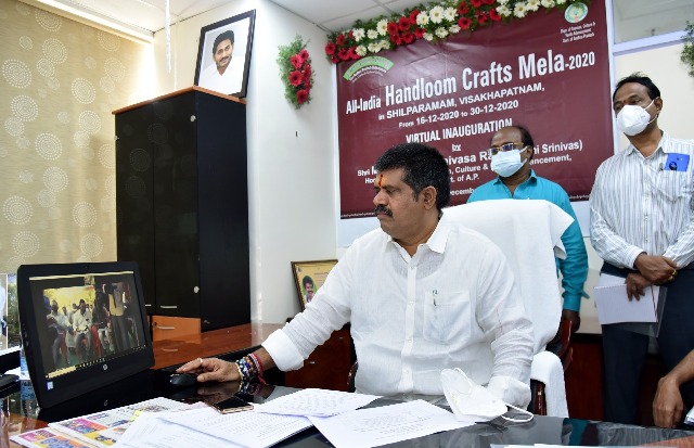 All-India Handloom Crafts Mela-2020 cum and sale from 16-12-2020 to 30-12-2020 at Shilparamam, Visakhapatnam — photo 6
