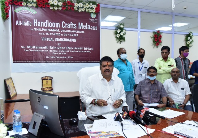 All-India Handloom Crafts Mela-2020 cum and sale from 16-12-2020 to 30-12-2020 at Shilparamam, Visakhapatnam — photo 5