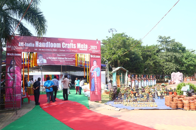 All-India Handloom Crafts Mela--2021  cum and sale from 16-12-2021 to 30-12-2021 at Shilparamam, Visakhapatnam — photo 3